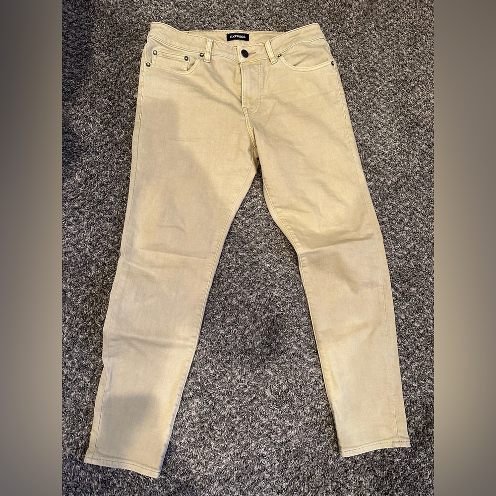 Express athletic skinny jeans